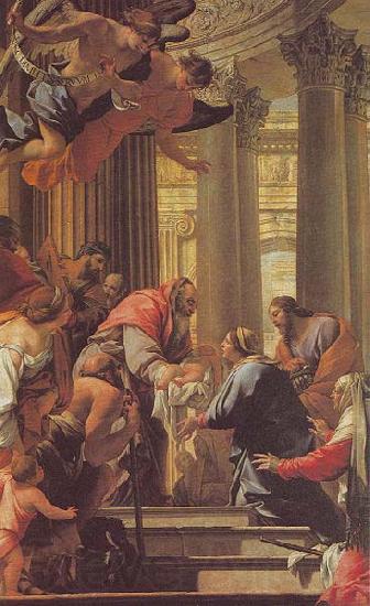 Simon Vouet Presentation of Jesus at the Temple Norge oil painting art